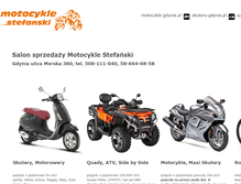 Tablet Screenshot of motocykle-gdynia.pl